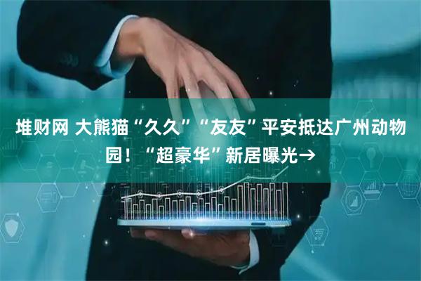 堆财网 大熊猫“久久”“友友”平安抵达广州动物园！“超豪华”新居曝光→