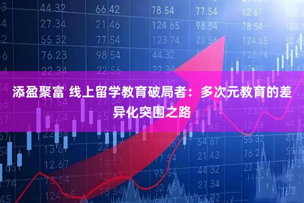 添盈聚富 线上留学教育破局者：多次元教育的差异化突围之路