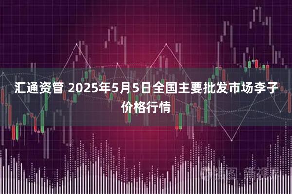 汇通资管 2025年5月5日全国主要批发市场李子价格行情