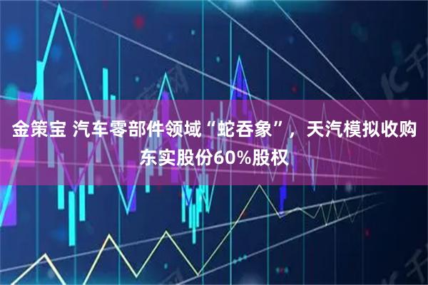 金策宝 汽车零部件领域“蛇吞象”，天汽模拟收购东实股份60%股权